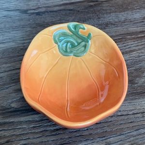 Williams Sonoma Jardin Potager Pumpkin Ceramic Baking /Serving Dish